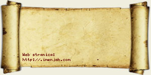 Nikolaj Josić vizit kartica